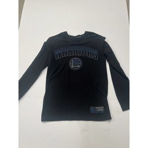 Golden State Warriors Mens  navy small Long Sleeve T Shirt Basketball